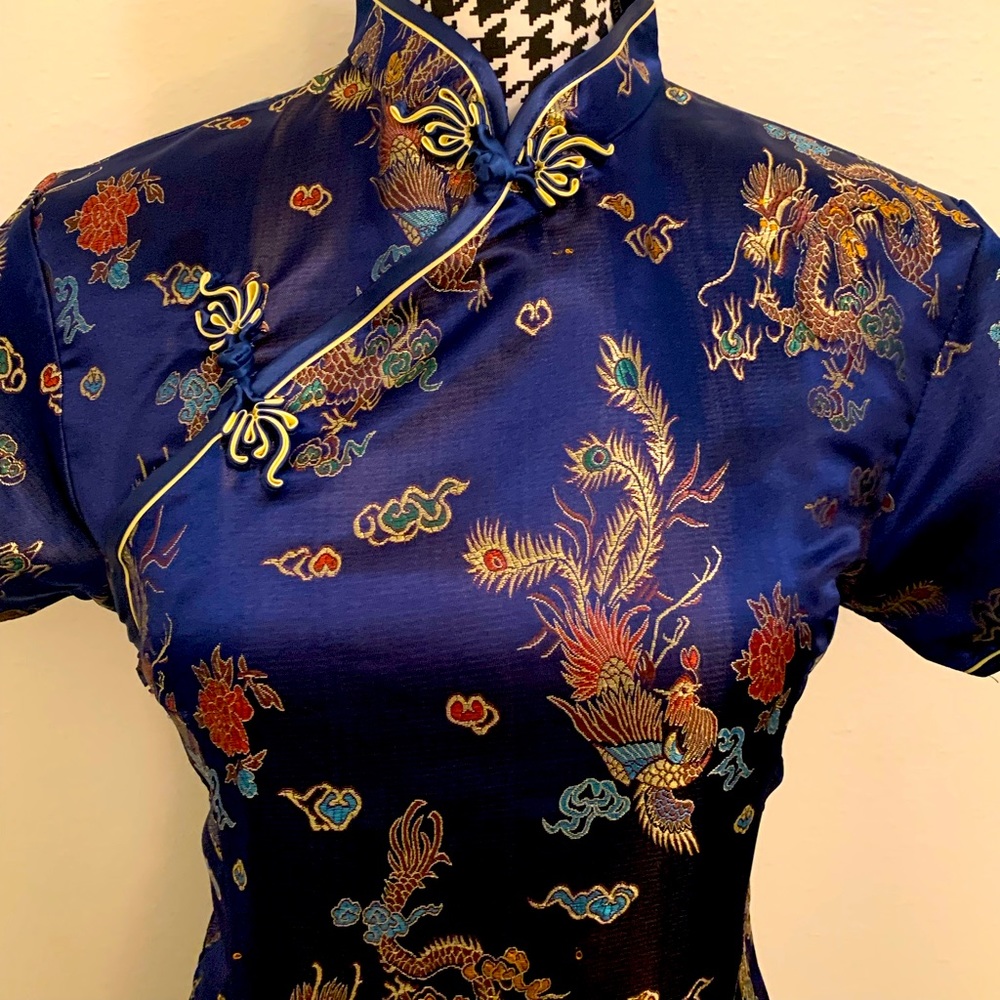 COPY - Chinese traditional knee high dress - Picture 2 of 7